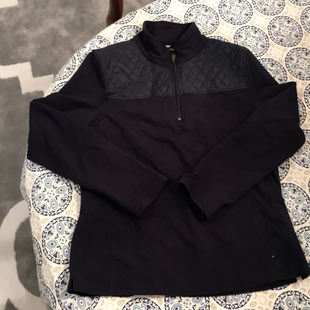 Navy Blue Athletic Pull Over
